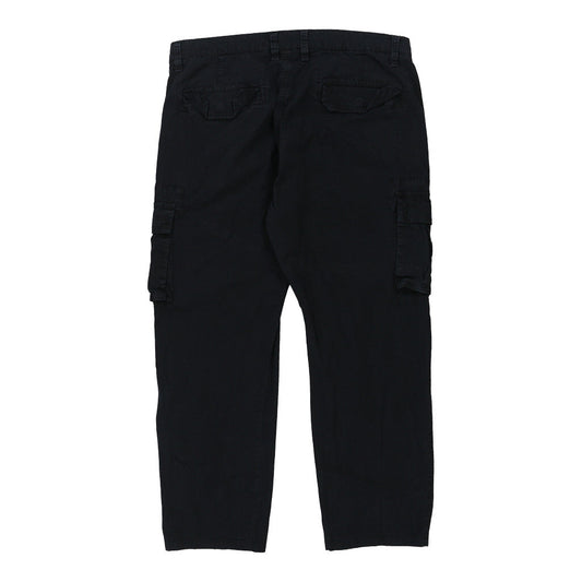 Vintage Forex Cargo Trousers - 36W 26L Navy Cotton
