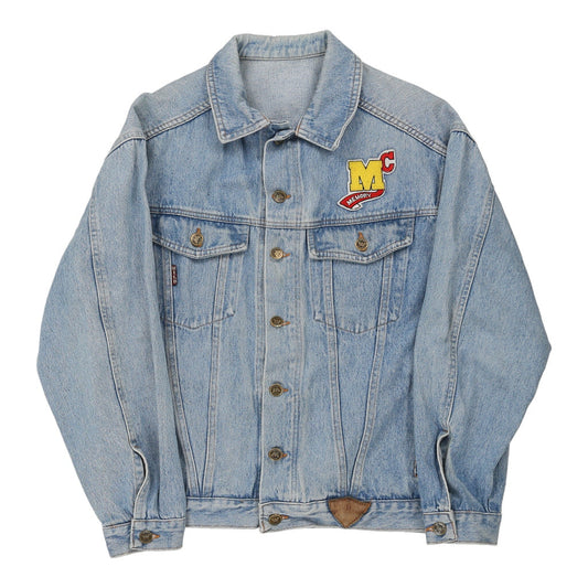 Vintage Wild Jeans Denim Jacket - Medium Blue Cotton