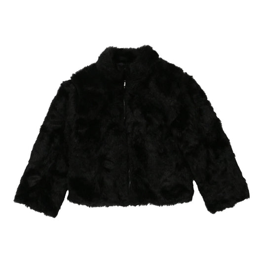 Vintage Unbranded Jacket - XS Black Faux Fur
