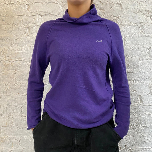 Vintage purple Armani Jeans Jumper - womens large