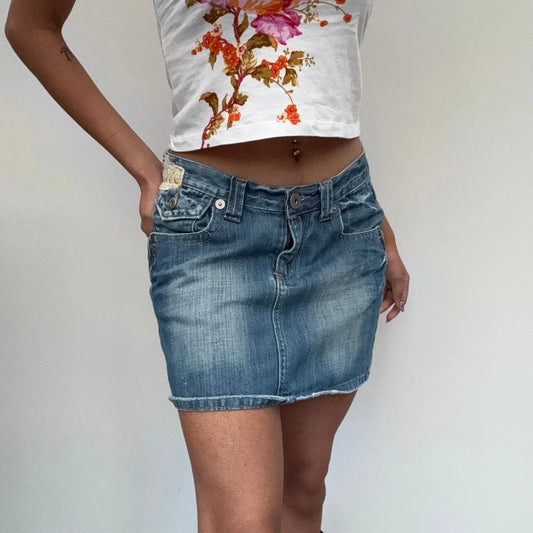Vintage blue Unbranded Denim Skirt - womens 29" waist