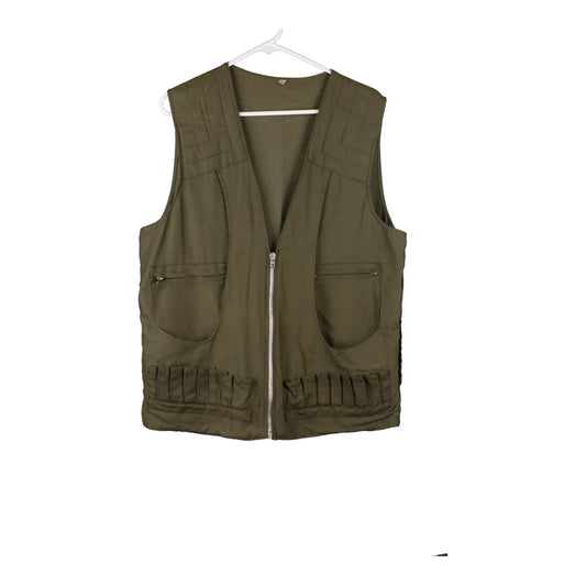 Vintage khaki Unbranded Gilet - mens xx-large