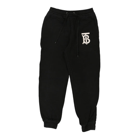 Vintage Burberry London Joggers - XS Black Cotton Blend