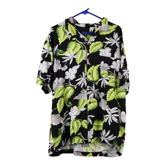 Vintage George Floral Hawaiian Shirt - XL Multicoloured Viscose Blend