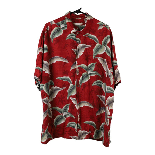 Vintage Campia Floral Hawaiian Shirt - 2XL Red Viscose Blend