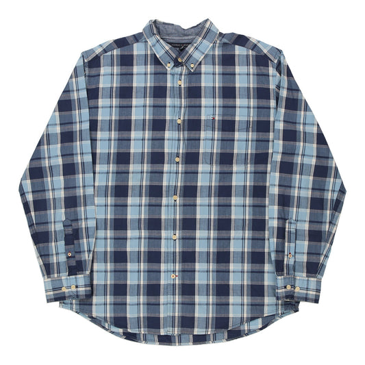 Vintage blue Tommy Hilfiger Shirt - mens x-large