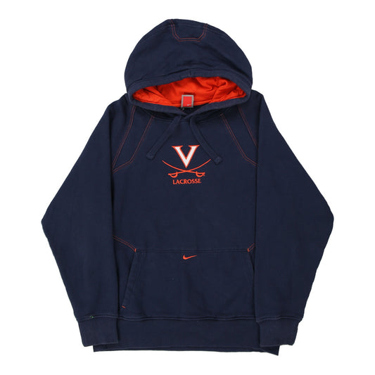 Vintage navy Lacrosse Nike Hoodie - mens small