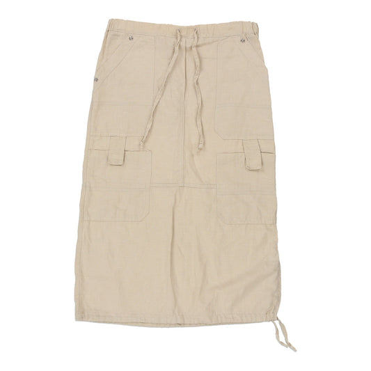 Vintage beige Unbranded Cargo Skirt - womens medium