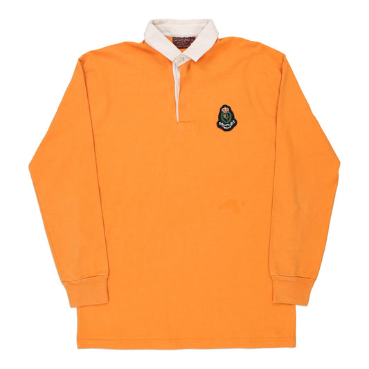 Vintage orange Ralph Lauren Rugby Shirt - mens x-large