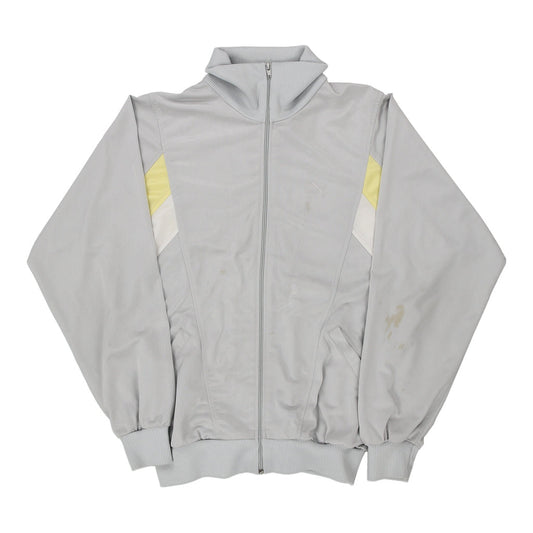 Vintage grey Puma Track Jacket - mens medium