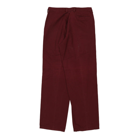 Vintage burgundy Prada Trousers - mens 32" waist