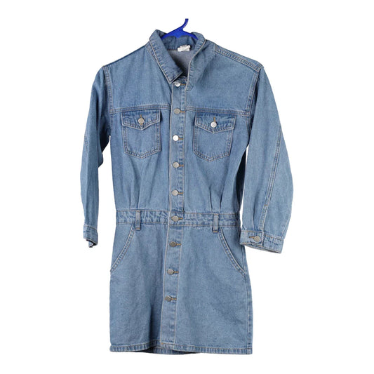 Vintage blue Age 13-14 Unbranded Denim Dress - girls x-large