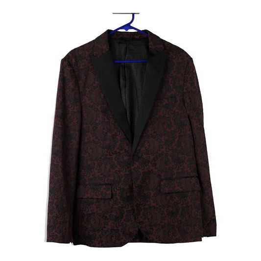 Vintage Unbranded Blazer - Large Purple Wool Blend