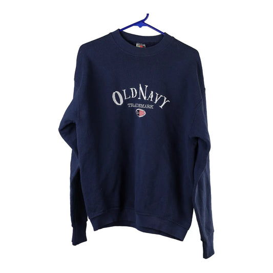 Vintage navy Old Navy Fruit Of The Loom Sweatshirt - mens large