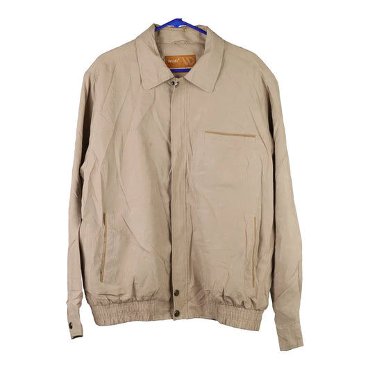 Vintage Wudi Jacket - XL Beige Polyester