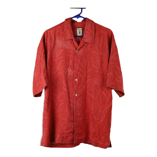 Vintage red Jamaica Jaxx Hawaiian Shirt - mens x-large