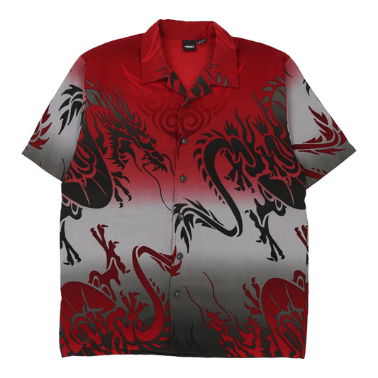 Vintage red Amplify Short Sleeve Shirt - mens large