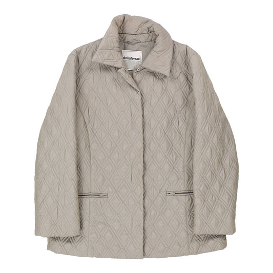 Vintage Delia Ferrari Puffer - Medium Beige Nylon Blend