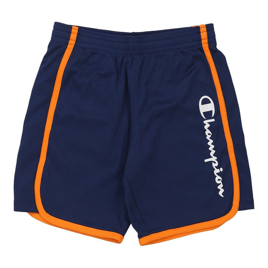 Vintage Age 11-12 Champion Sport Shorts - Large Navy Polyester