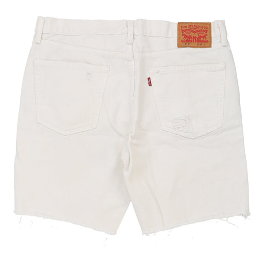 Vintage Levis Shorts - 36W 9L White Cotton