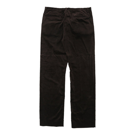 Vintage Green Line Emporio Armani Trousers - 33W 33L Brown Cotton
