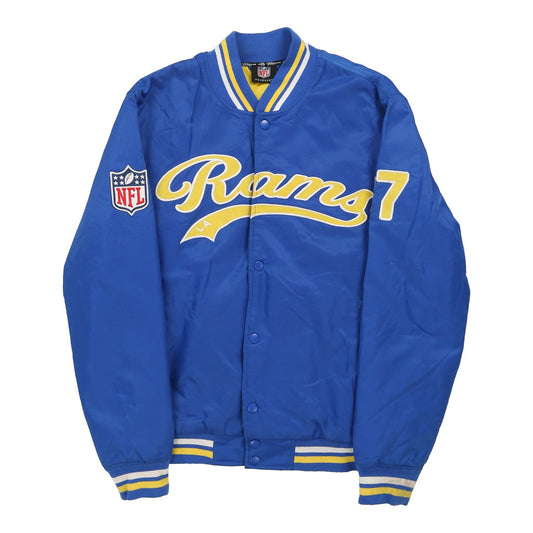 Vintage Los Angeles Rams Nfl Varsity Jacket - XS Blue Polyester