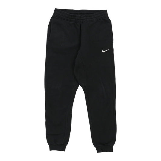Vintage Nike Joggers - Small Black Cotton Blend