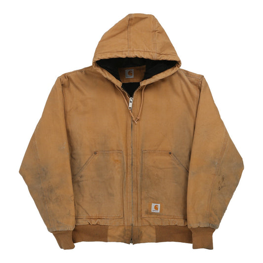 Vintage Heavily Worn  Carhartt Jacket - XL Brown Cotton