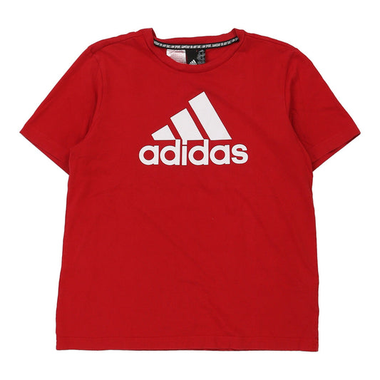 Vintage red Age 13-14 Adidas T-Shirt - boys x-large