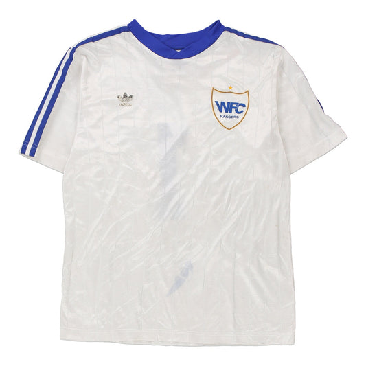 Vintage WFC Rangers Unbranded Football Shirt - Small White Polyester