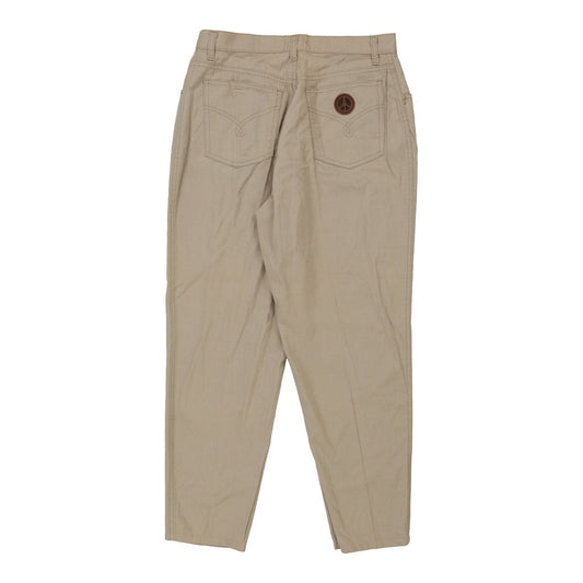 Vintage beige Moschino Jeans Trousers - mens 30" waist