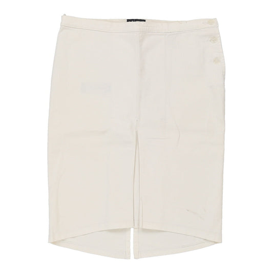 Vintage white Armani Jeans Skirt - womens 30" waist
