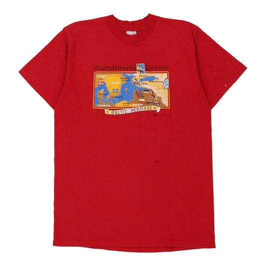 Vintage red Princess T-Shirt - mens x-large