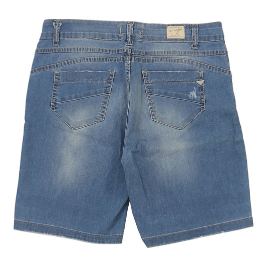 Vintage X-Cape Denim Shorts - 30W UK 10 Blue Cotton