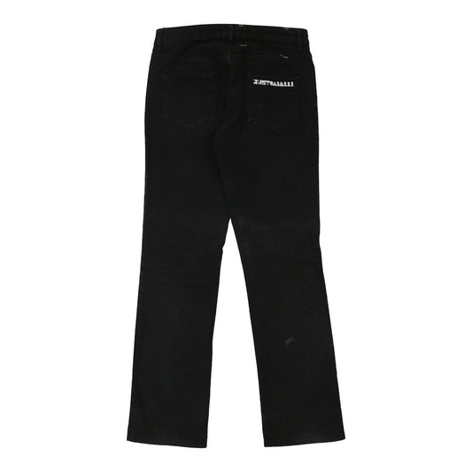 Vintage Just Cavalli Trousers - 29W UK 8 Black Cotton