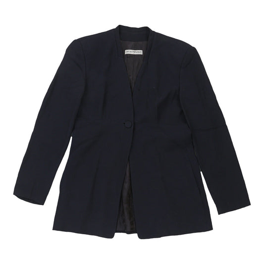 Vintage Emporio Armani Blazer - Small Navy Wool