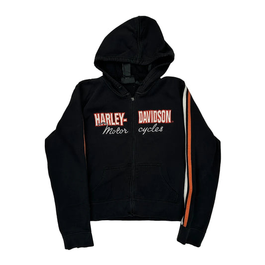 Motorcycles Harley Davidson Spellout Hoodie - XL Black Cotton