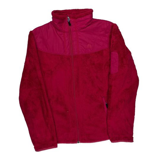 Nike Acg Fleece Jacket - Medium Red Polyester