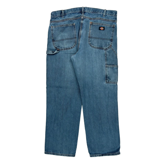 Dickies Carpenter Jeans - 37W 30L Blue Cotton