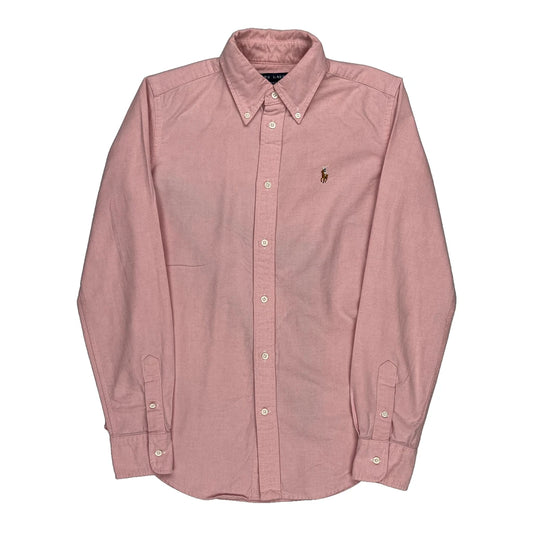 Ralph Lauren Slim Fit Shirt - XS Pink Cotton
