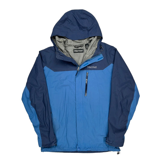 Marmot Waterproof Jacket - Medium Navy Polyester