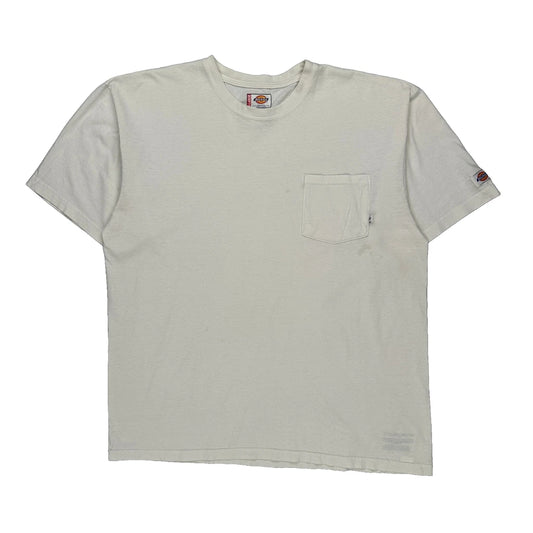 Dickies T-Shirt - XL White Cotton