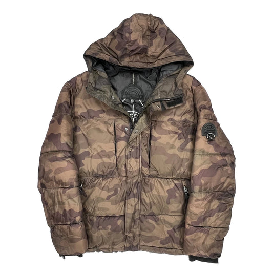Vintage Southpole Hip Hop Puffer - XL Camo Polyester