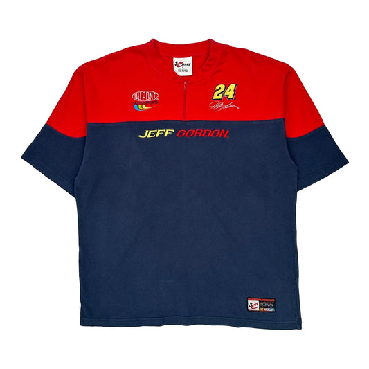 Jeff Gordon Chase Authentics Nascar Jersey - Large Blue Cotton