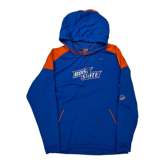 Vintage Boise State Nike College Hoodie - XL Blue Polyester