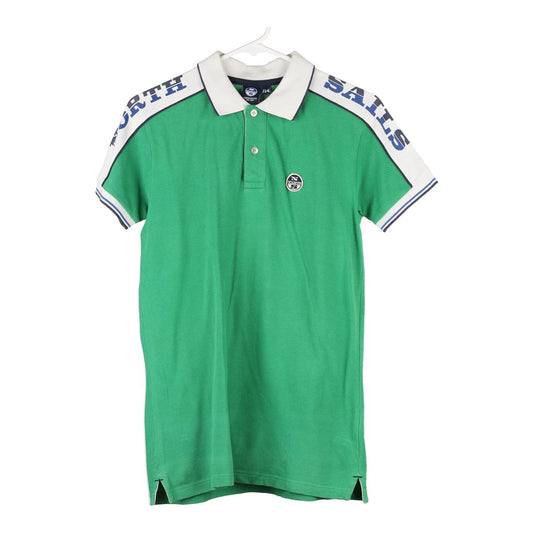Vintage green Age 14  North Sails Polo Shirt - boys large